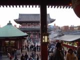 The view from the temple back towards the gate